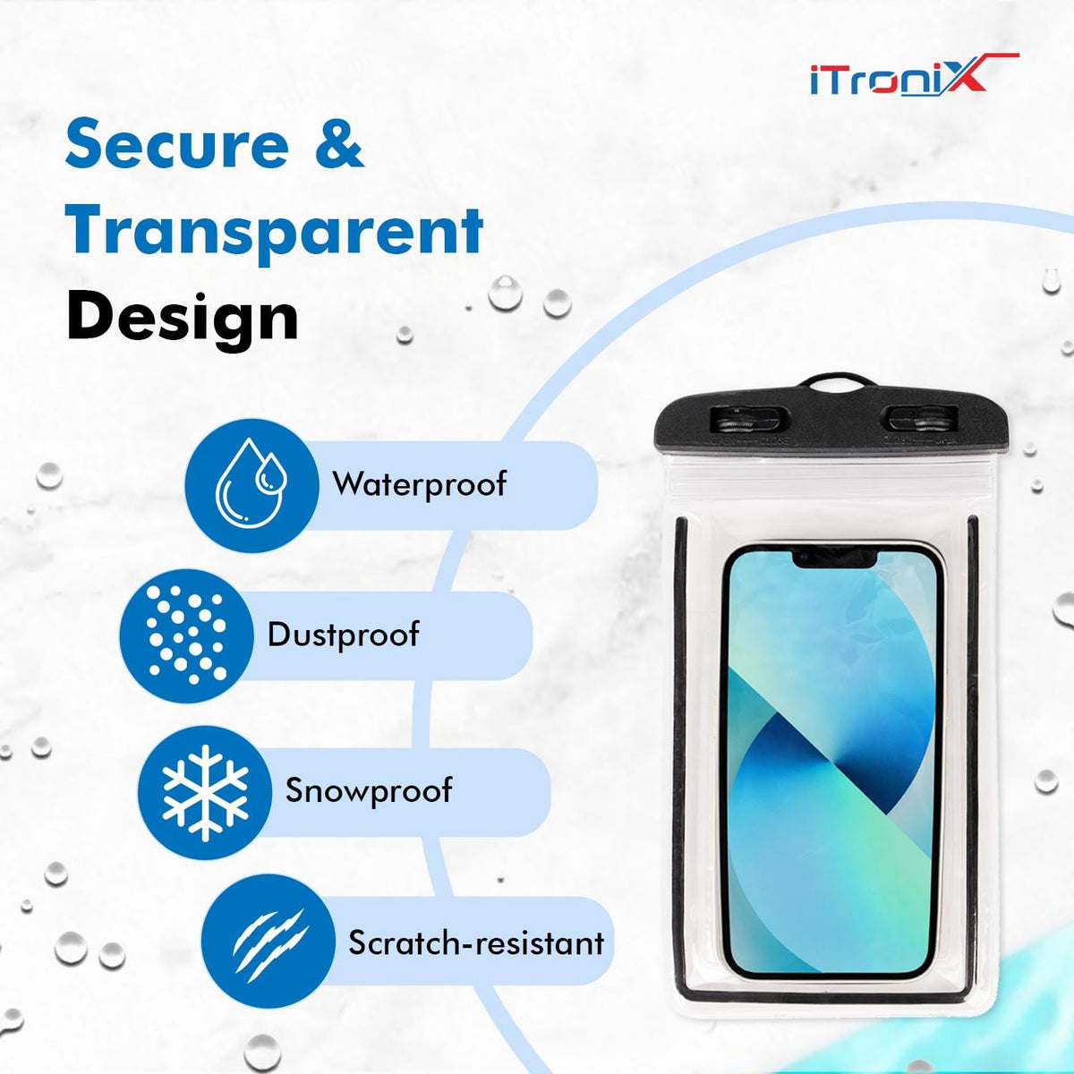 Universal Waterproof Phone Pouch – IPX8 Dry Bag Case