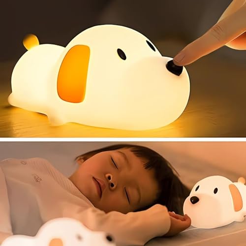 White- Puppy Dog Lamp Color Galaxy Star Projector Night Light – 360° Nebula Lamp