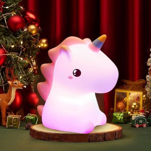 White- Baby Unicorn Lamp Color Galaxy Star Projector Night Light – 360° Nebula Lamp
