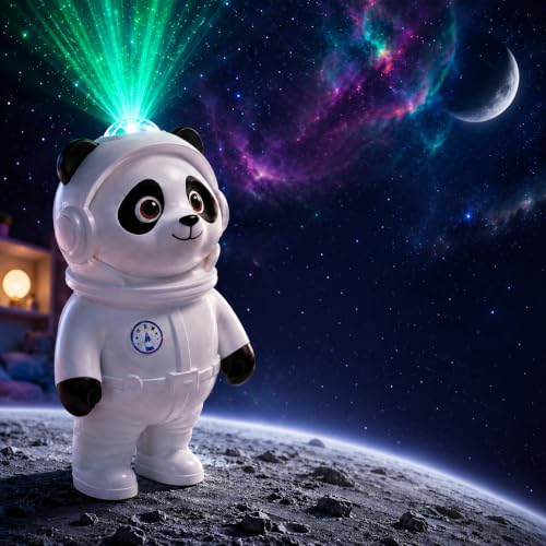 Panda Projector Lamp Color Galaxy Star Projector Night Light – 360° Nebula Lamp