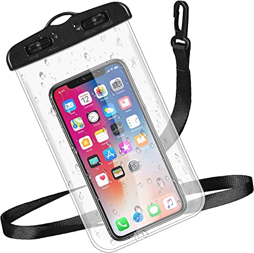 Black Color Universal Waterproof Phone Pouch – IPX8 Dry Bag Case
