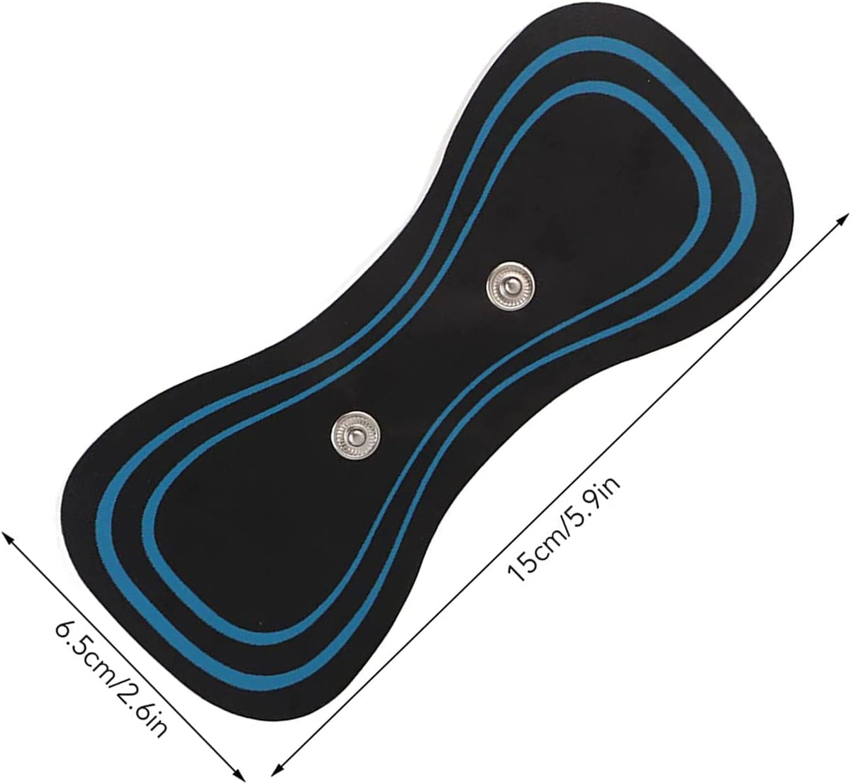 Portable Wireless Body Massager Pad – 8 Modes, 19 Levels