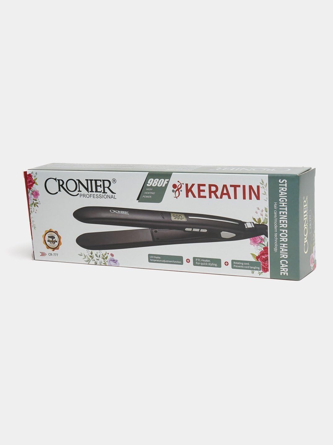 Professional Ceramic Hair Straightener With LED Display