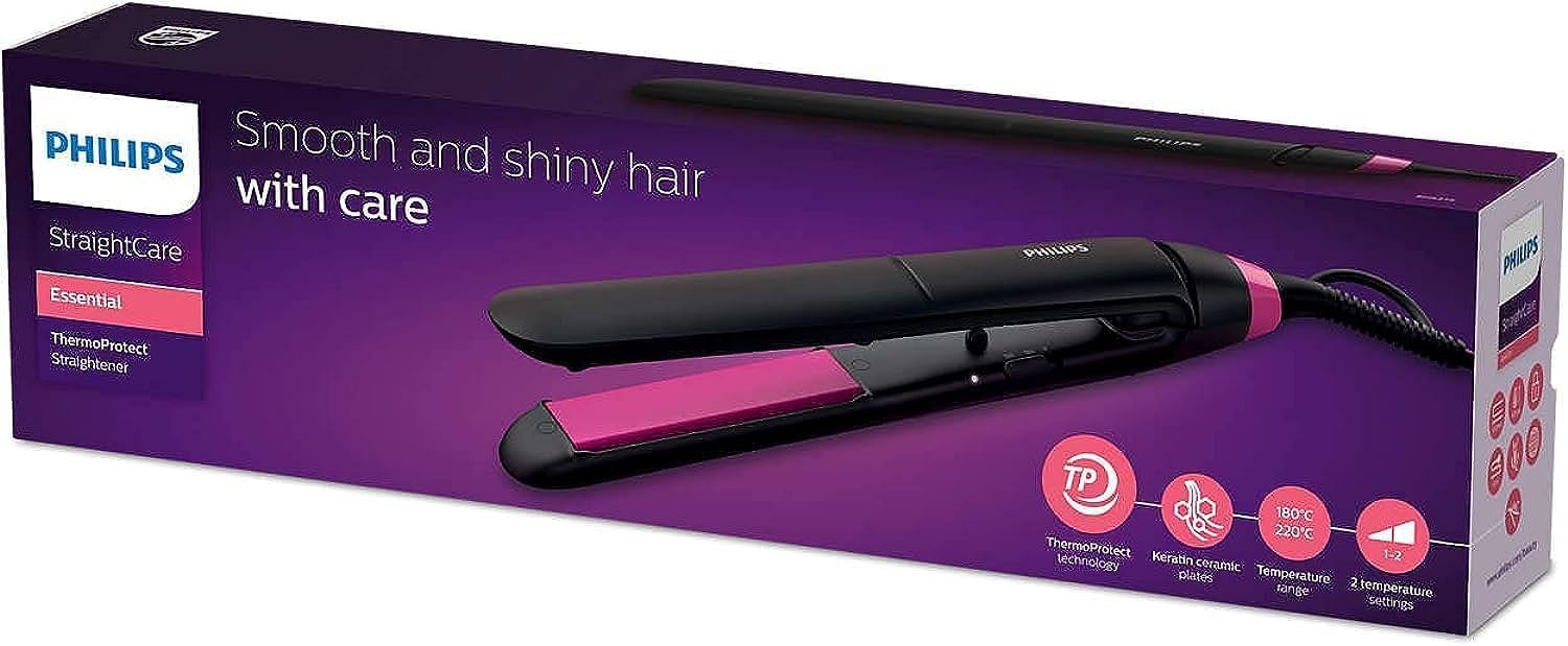 Keratin Ceramic Hair Straightener With ThermoProtect