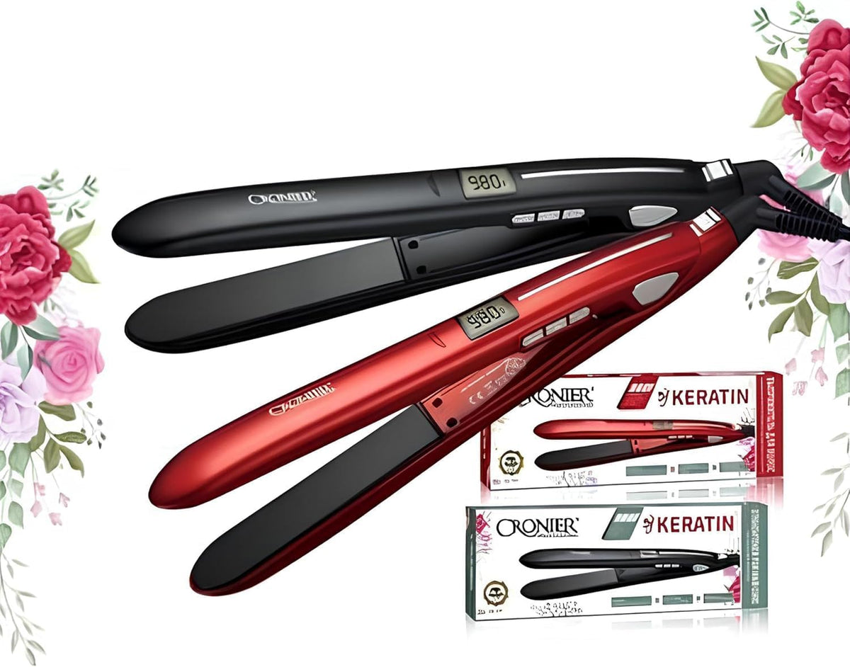 Professional Ceramic Hair Straightener With LED Display