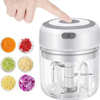 Mini Electric Food Chopper 250 ml USB Rechargeable