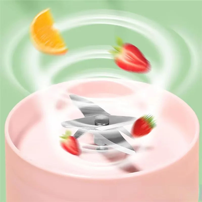 Portable USB Juicer Cup 420 ml – Rechargeable Mini Blender