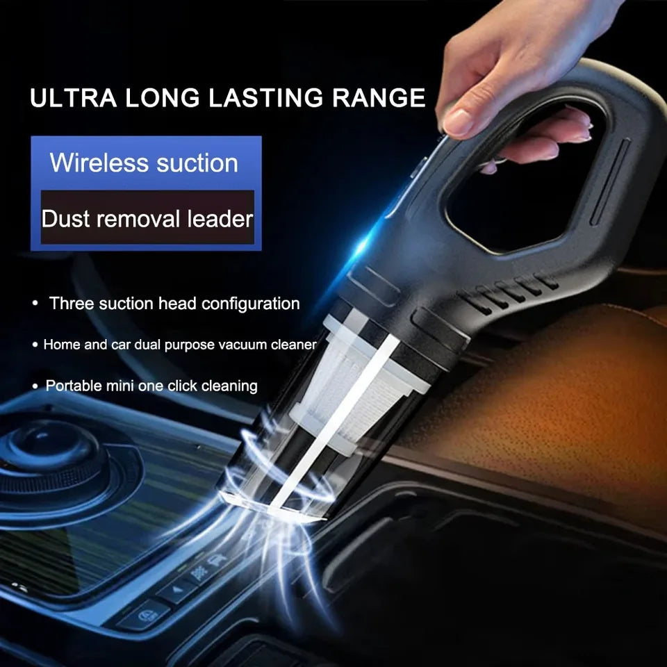 Cordless Car Vacuum Cleaner USB Rechargeable 120W Suction