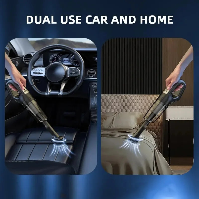 Cordless Car Vacuum Cleaner USB Rechargeable 120W Suction