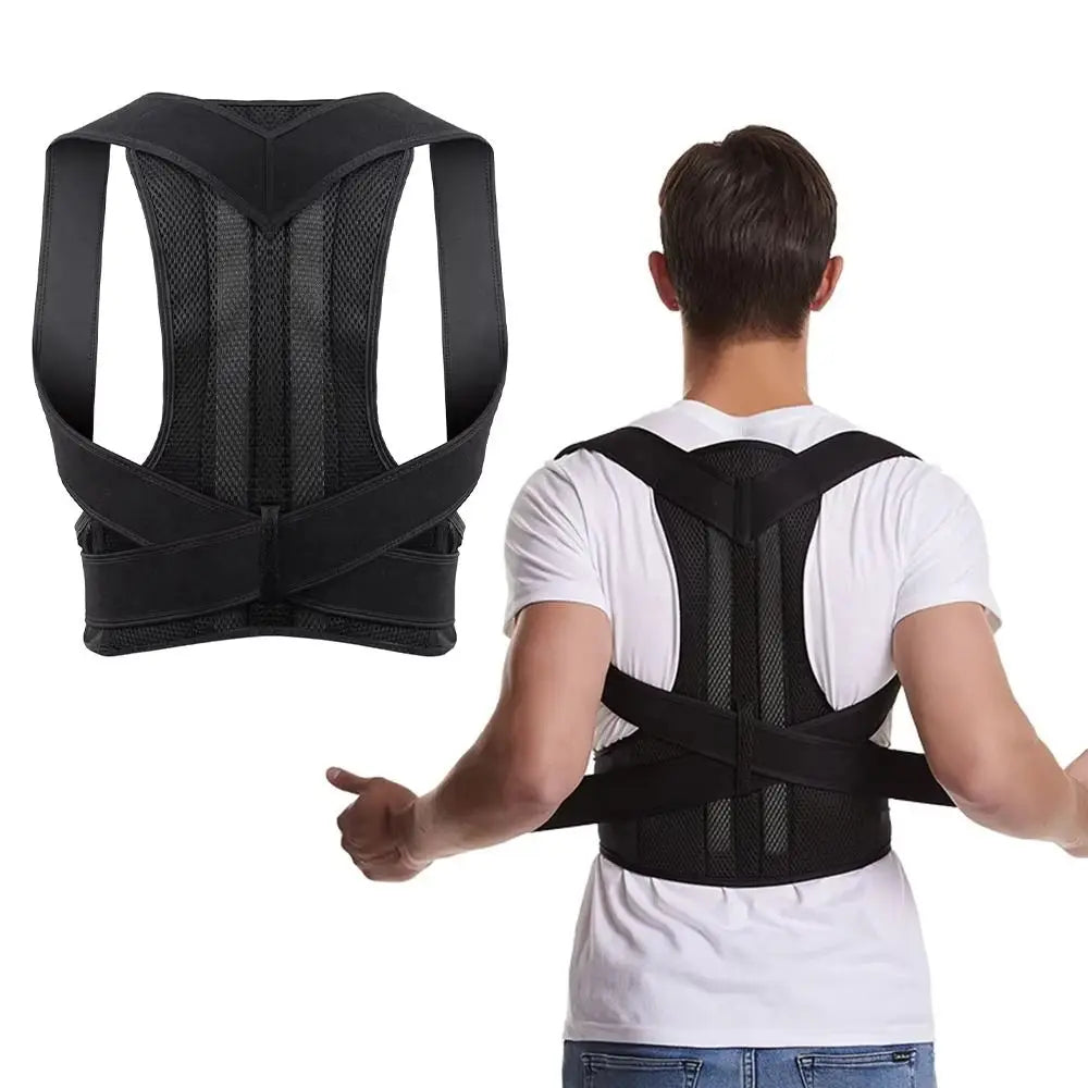 Adjustable Back Posture Corrector Brace With Waist Support