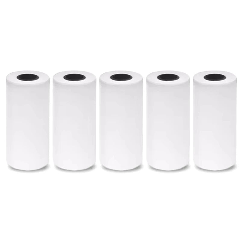 Printing paper-5pcs color Mini Bluetooth Thermal Photo Printer – Portable 58mm