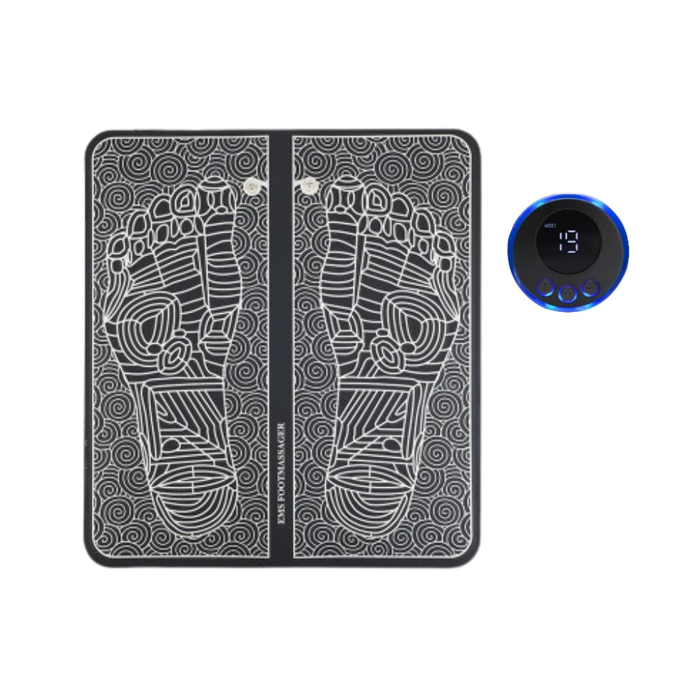 Regular version Color EMS Foot Massager Pad – 8 Modes, 19 Intensity Levels