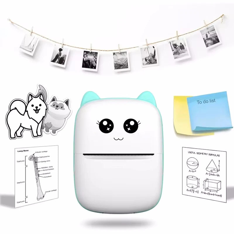 Mini Bluetooth Thermal Photo Printer – Portable 58mm